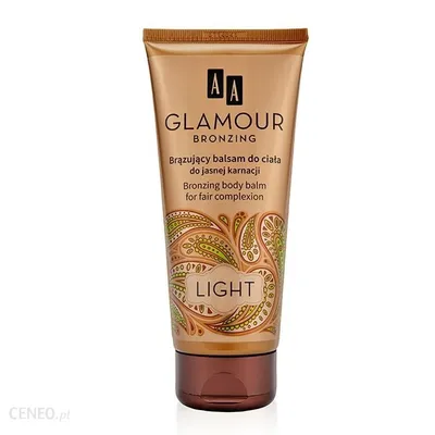 AA Glamour Bronzing, Balsam do ciała brązujący dla jasnej karnacji