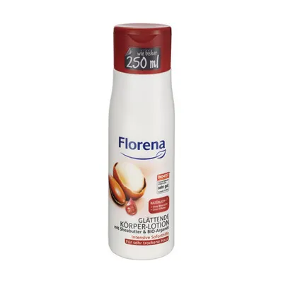 Florena Glättende Körper - Lotion mit Sheabutter & Bio - Arganöl (Wygładzający balsam do ciała z masłem shea i olejkiem arganowym)