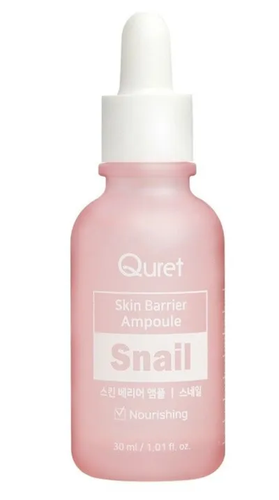 Quret Skin Barrier Ampoule Snail (Ampułka z ekstraktem ze śluzu ślimaka)