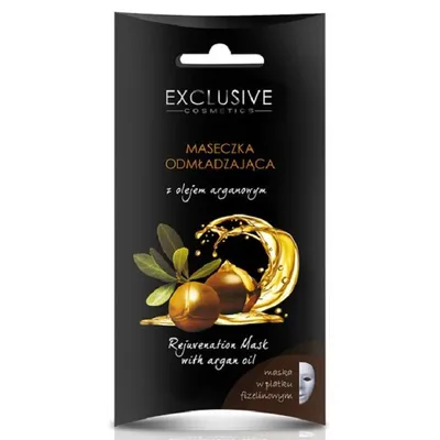 Exclusive Cosmetics Rejuvenating Mask with Argan Oil (Maseczka odmładzająca z olejem arganowym)