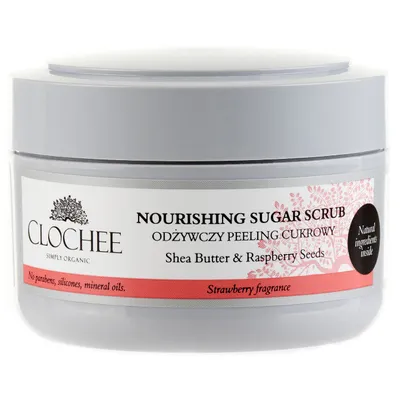 Clochee Nourishing Sugar Scrub Strawberry (Odżywczy peeling cukrowy `Truskawka`)