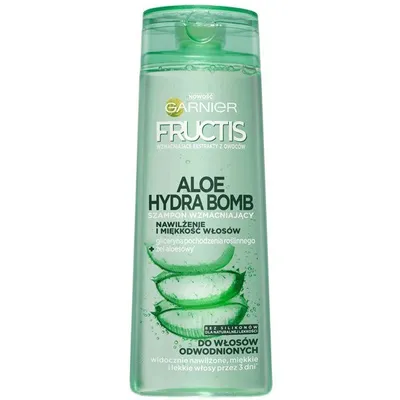 Garnier Fructis, Aloe Hydra Bomb, Szampon wzmacniający do włosów odwodnionych