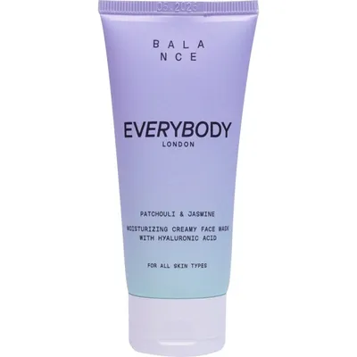 EveryBody London Balance, Moisturizing  Creamy Face Mask With Hyaluronic Acid Patchouil & Jasmine (Nawilżająca maseczka do twarzy Patchouil & Jaśmin)