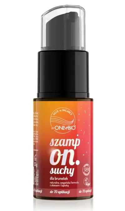 OnlyBio Hair in Balance, Suchy szampon dla brunetek