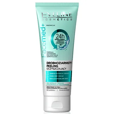 Eveline Cosmetics Facemed +, Drobnoziarnisty peeling oczyszczający 3 w 1