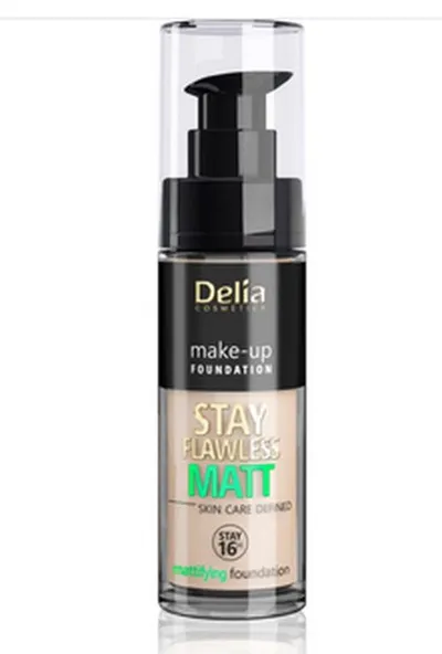 Delia Stay Flawless Matt Skin Care Defined Make-up Foundation (Podkład matujący)