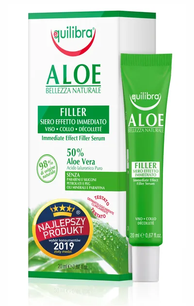 Equilibra Filler Siero Effetto Immediato (Aloesowe serum wypełniające z efektem natychmiastowym)