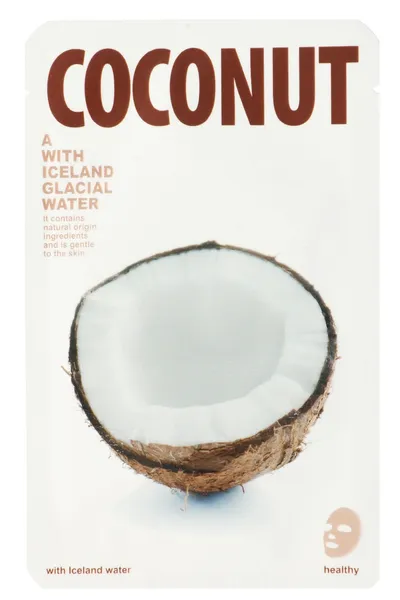 CNF Cosmetics Coconut Iceland Glacial Water Sheet Mask (Rozświetlająca  maseczka `Woda lodowcowa z kokosem`)