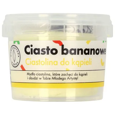 Manufaktura Piękna Ciastolina do kąpieli `Ciasto bananowe`