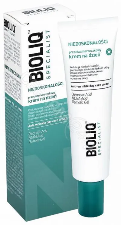 Bioliq Specialist, Niedoskonałości, Przeciwzmarszczkowy krem na dzień