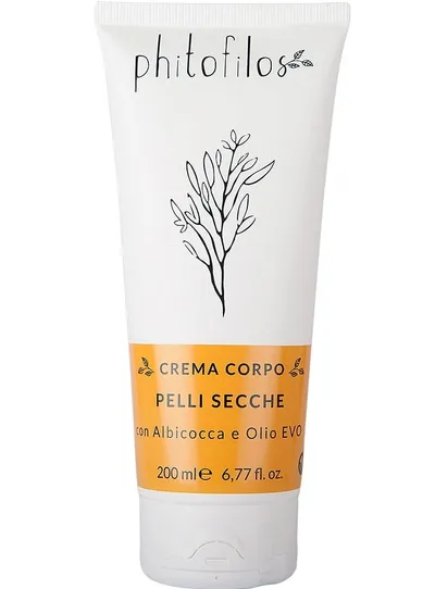 Phitofilos Crema Corpo Pelli Secche con Albicocca e Olio Evo (Odżywczy krem do ciała)