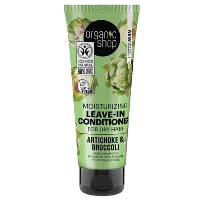 Organic Shop Moisturizing Leave-In Conditioner Artichoke & Broccoli (Odżywka bez spłukiwania do włosów `Karczoch i brokuły`)