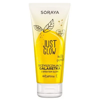 Soraya Just Glow, Oczyszczająca galaretka do mycia twarzy z witaminą C