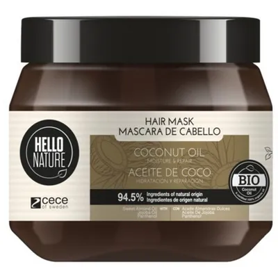 Cece of Sweden Hello Nature, Moisture & Repair,  Hair Mask Coconut Oil (Maska do włosów z olejem kokosowym `Odbudowa i ochrona`)