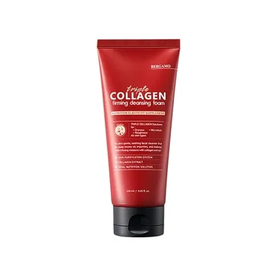Bergamo Specialist Triple Collagen, Firming Cleansing Foam (Pianka oczyszczająca do twarzy)