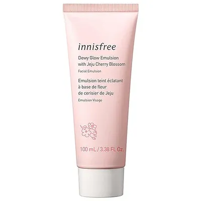 Innisfree Dewy Glow Emulsion with Jeju Cherry Blossom (Rozświetlająca emulsja `Kwiaty wiśni`)