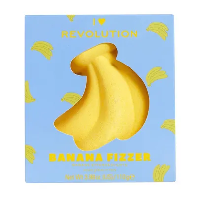 I Heart Revolution Tasty, Banana Fizzer (Sól musująca do kąpieli)