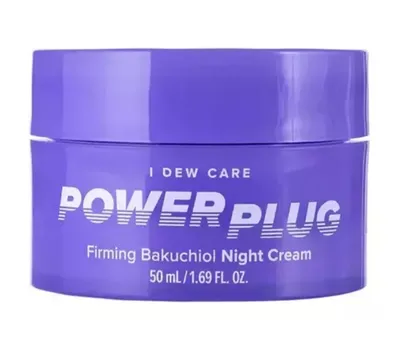 I Dew Care Power Plug ,Firming Bakuchiol Night Cream (Przeciwzmarszczkowy krem na noc z bakuchiolem)