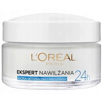 L'Oreal Paris Ekspert nawilżenia, Krem nawilżający  na dzień skóra normalna i mieszana