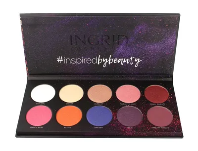 Ingrid Cosmetics Matt and Glam `Colors` (Paleta 10 cieni do powiek)