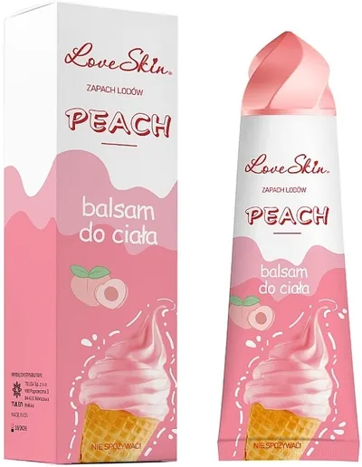 Love Skin Zapach Lodów, Peach Balsam do ciała