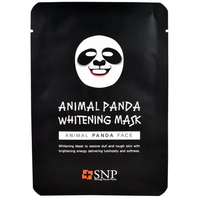 SNP Animal, Panda Whitening Mask (Wybielająca maska w płachcie `Panda`)