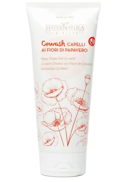 MaterNatura Cowash Capelli ai Fiori di Papavero (Oczyszczająca odżywka co-wash z kwiatem maku)