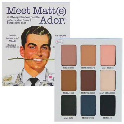 The Balm Meet Matt(e) Ador, Matte Eyeshadow Palette (Paleta 9 cieni do powiek)
