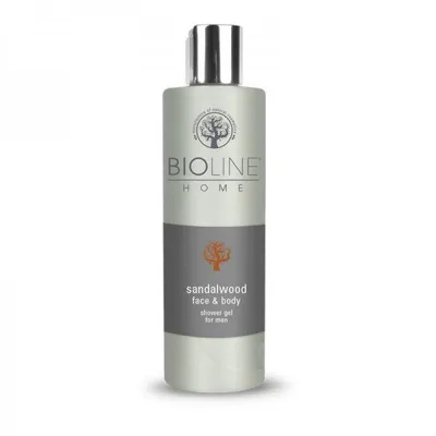 Bioline Sandalwood,  Face & Body Shower Gel  for Men (Żel po prysznic dla mężczyzn)