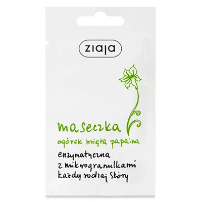 Ziaja Ogórkowa, Maseczka enzymatyczna z mikrogranulkami