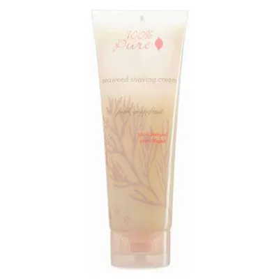 100% Pure Pink Grapefruit Seaweed, Shaving Cream (Krem do depilacji z różowym grapefruitem i alagmi)