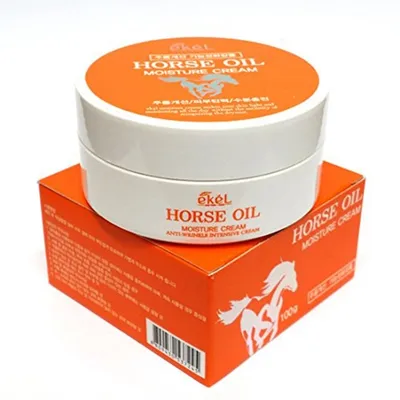 Ekel Moisture Cream Horse Oil (Krem nawilżający do twarzy z olejem końskim)