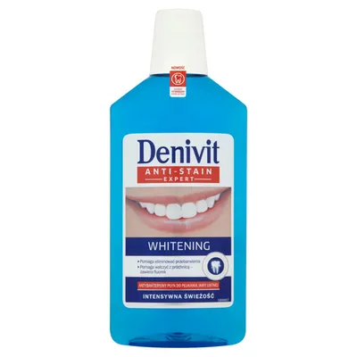 Denivit Anti-Stain Expert, Whitening, Płyn do płukania jamy ustnej
