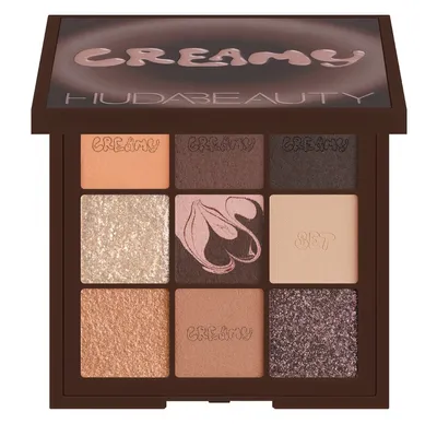Huda Beauty Creamy Obsessions Brown Eyeshadow Palette (Paleta kremowych cieni do powiek)