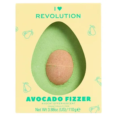 I Heart Revolution Tasty, Avocado Fizzer (Sól musująca do kąpieli)
