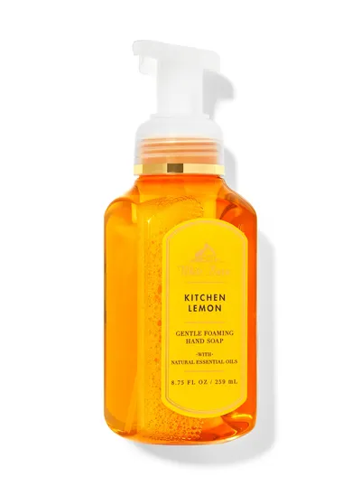 Bath & Body Works Kitchen Lemon, Gentle Foaming Hand Soap with Natural Essential Oils (Mydło do rąk w piance)