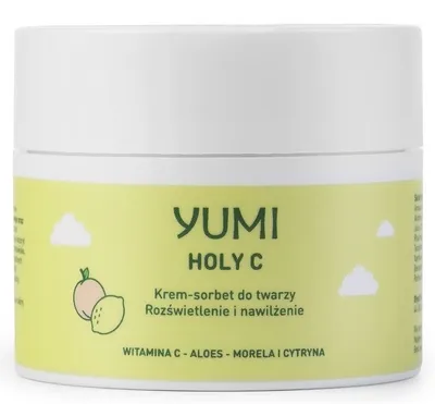 Yumi Holy C, Krem - sorbet do twarzy `Rozświetlenie i nawilżenie`