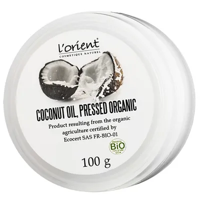 l'Orient Coconut Oil Pressed Organic (100% naturalny kosmetyczny olej kokosowy)