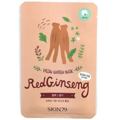 SKIN79 Fresh Garden, Red Ginseng Mask (Maska w płacie)