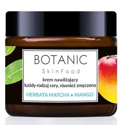 Botanic Skin Food Krem nawilżający `Herbata Matcha i mango`