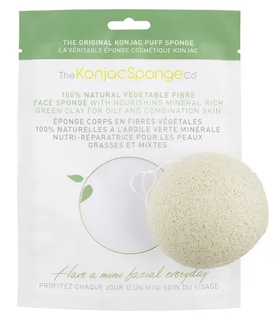 Croll & Denecke The Konjac Sponge, The Original Konjac Puff Sponge (Gąbka Konjac do mycia twarzy)
