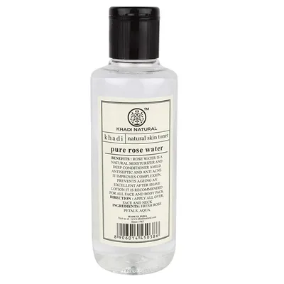 Khadi Natural Herbal Skin Toner Pure Rose Water (Woda różana)