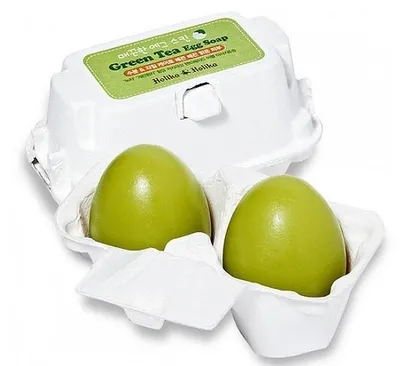 Holika Holika Green Tea, Egg Soap (Mydła nawilżające z zieloną herbatą)