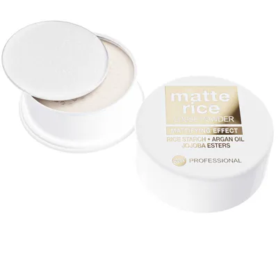 Bell Professional Matte Rice Loose Powder (Matujący puder ryżowy z olejem arganowym)