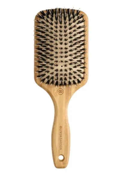 Olivia Garden Combo Detangling Brush (Szczotka wykonana z bambusa do rozczesywania włosów z włosiem dzika)