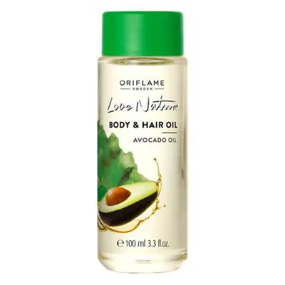 Oriflame Love Nature, Body & Hair Oil Avocado Oil (Olejek do ciała i włosów z olejkiem z awokado)