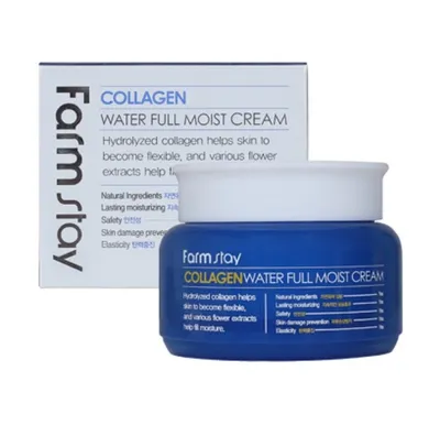 FarmStay Collagen, Water Full Moist Cream (Krem do twarzy z kolagenem)