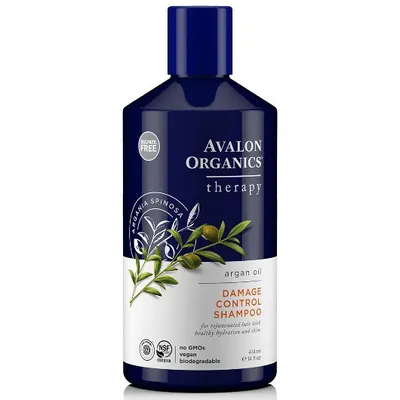 Avalon Organics Damage Control Shampoo (Szampon z olejem arganowym przeciw uszkodzeniom)