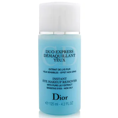 Christian Dior Duo Yeux Démaquillant Express [Instant Eye Makeup Remover] (Dwufazowy płyn do demakijażu oczu)