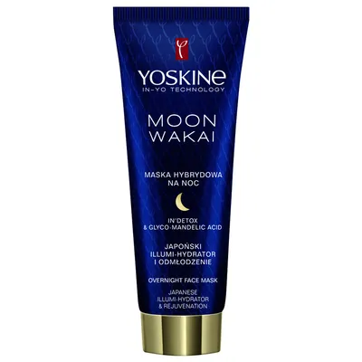 Yoskine Moon Wakai, llumi - hydrator i odmłodzenie, Maska hybrydowa na noc